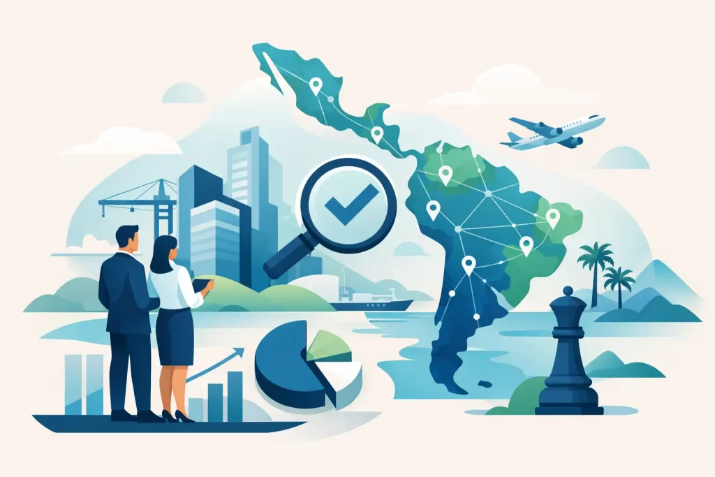 Expansión corporativa en Latinoamérica con control